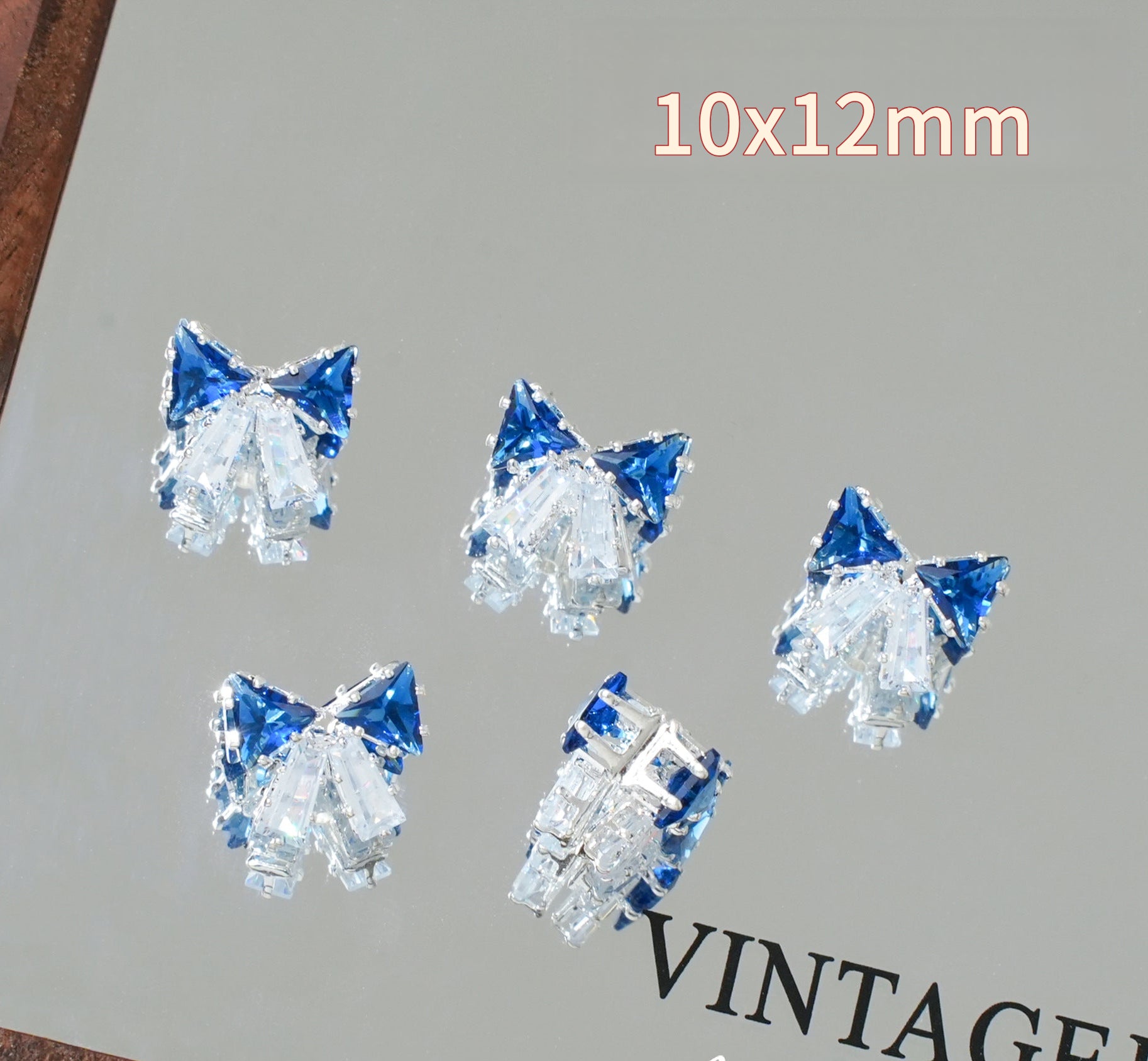 Colorful Zircon Spacer Beads – Bow & Flower DIY Jewelry