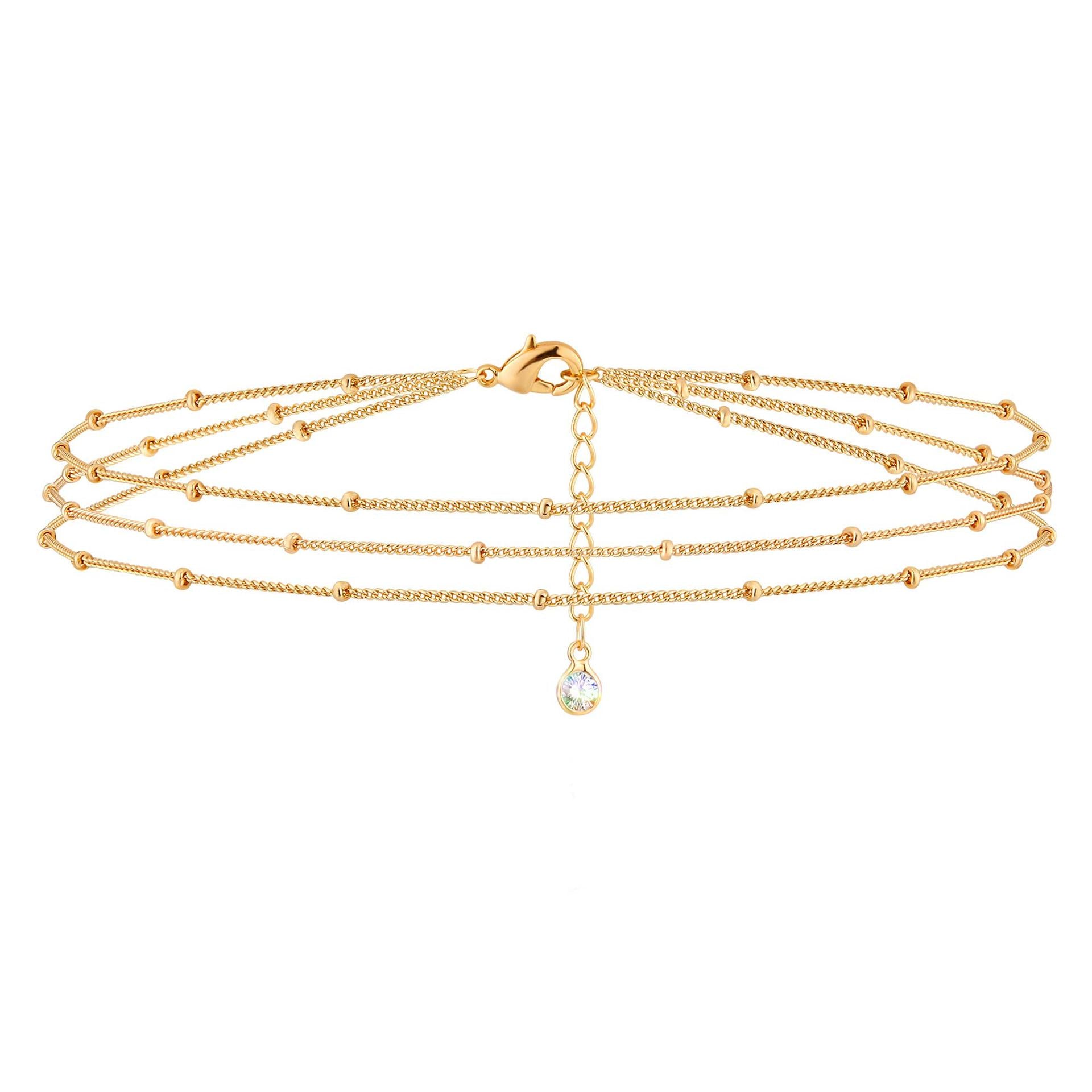 Devil's Eye & Natural Stone Bracelet Collection | 18K Gold Plated Stainless Steel