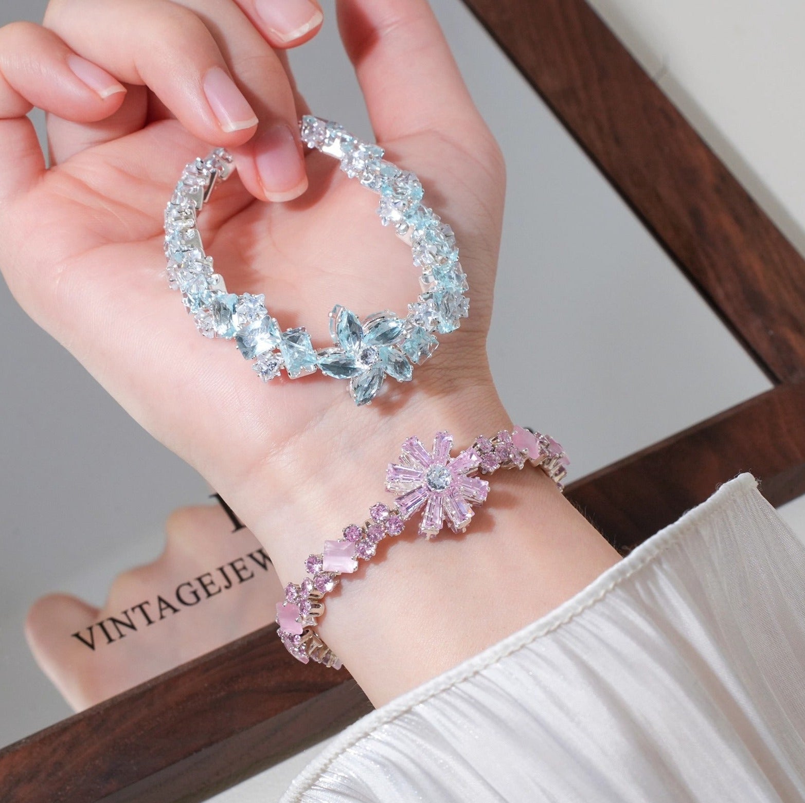 Colorful Zircon Spacer Beads – Bow & Flower DIY Jewelry