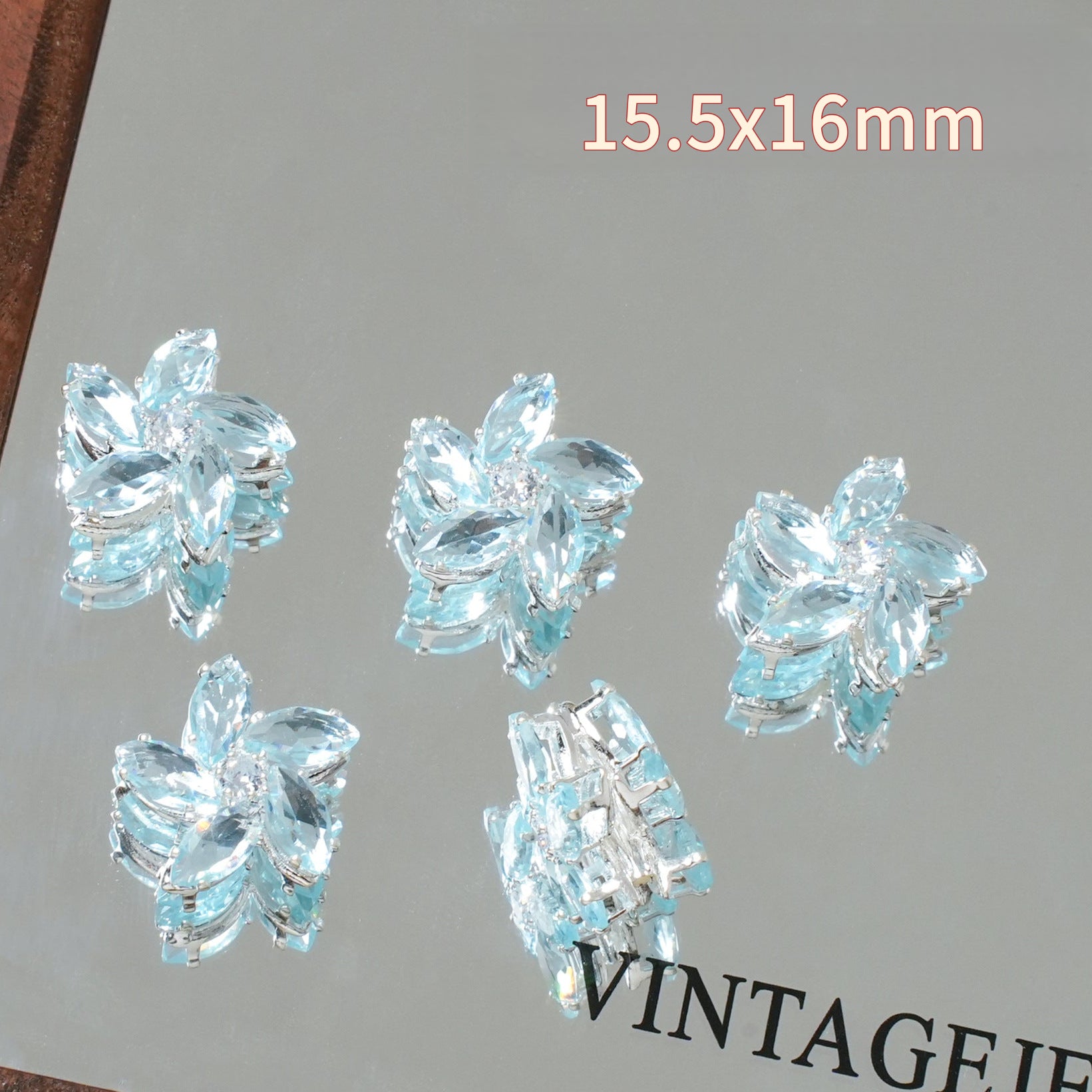 Colorful Zircon Spacer Beads – Bow & Flower DIY Jewelry