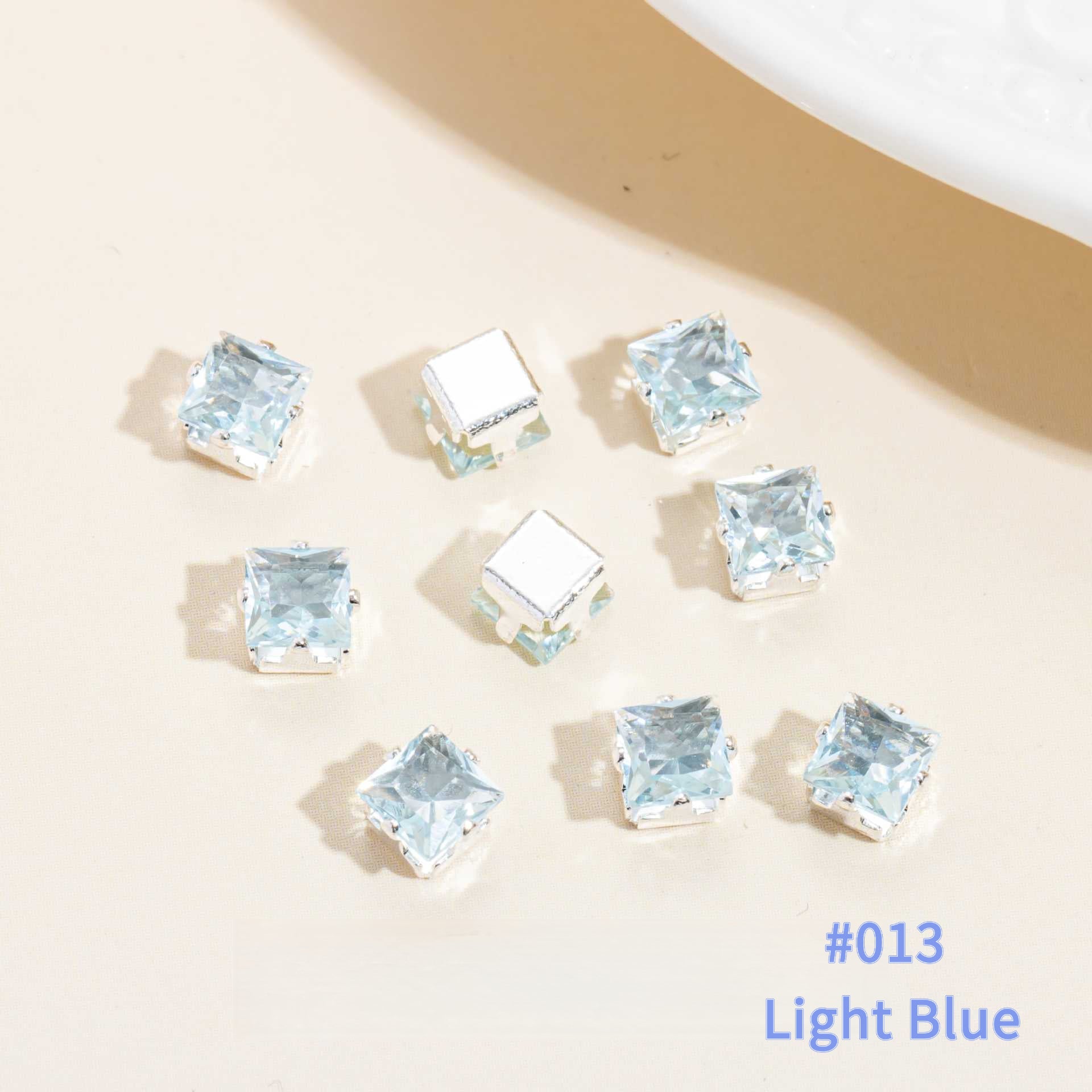 Cubic Zirconia Prong Setting Beads – Color-Fast DIY Jewelry Starter Kit (50 pcs)