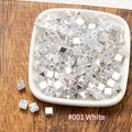 Cubic Zirconia Prong Setting Beads – Color-Fast DIY Jewelry Starter Kit (50 pcs)