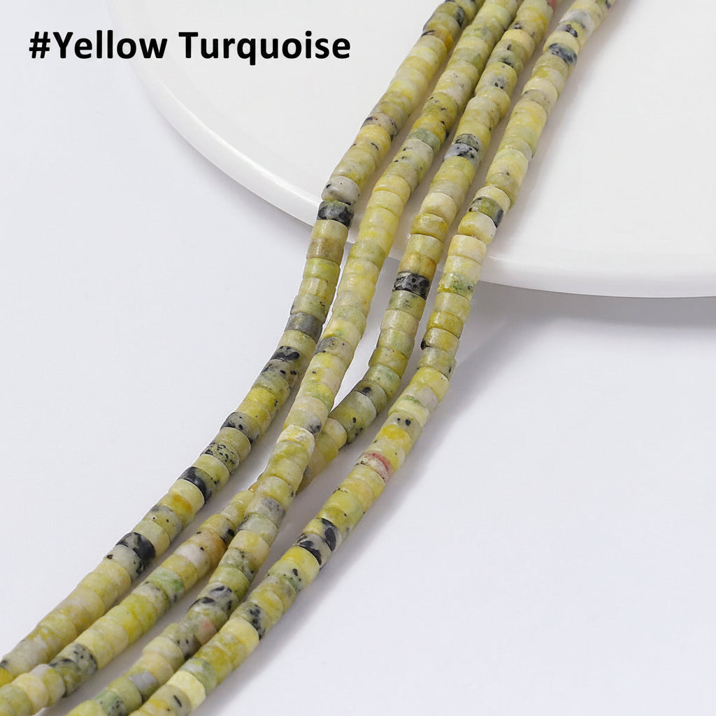 Yellow Turquoise beads