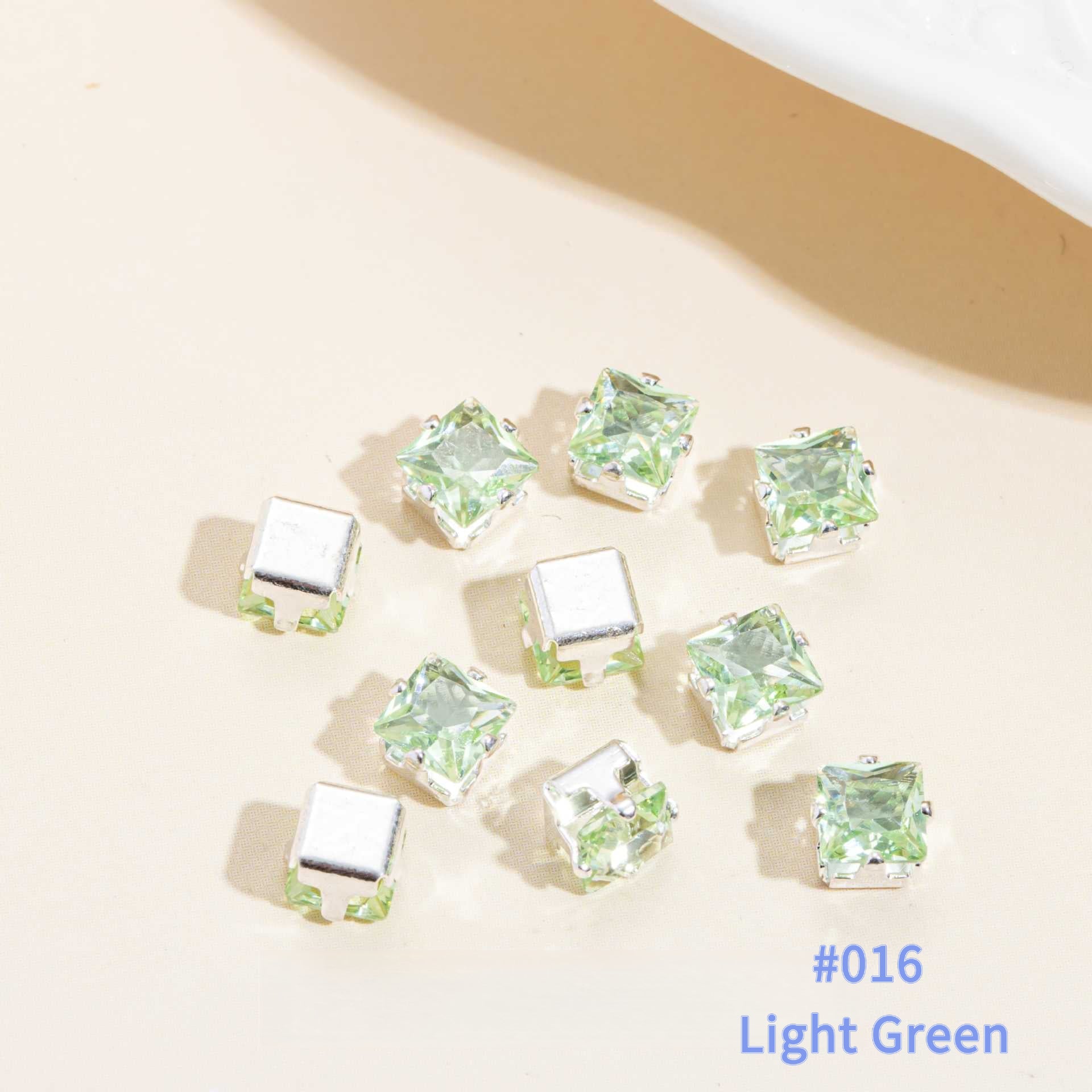 Cubic Zirconia Prong Setting Beads – Color-Fast DIY Jewelry Starter Kit (50 pcs)
