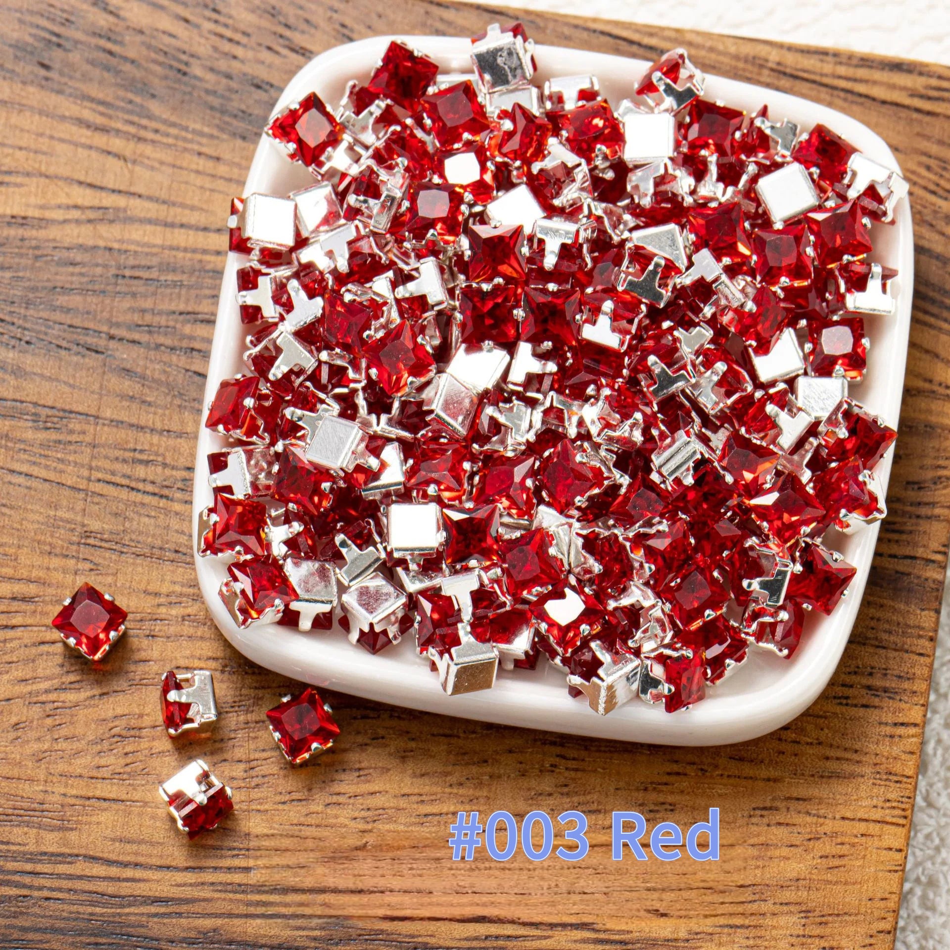 Cubic Zirconia Prong Setting Beads – Color-Fast DIY Jewelry Starter Kit (50 pcs)